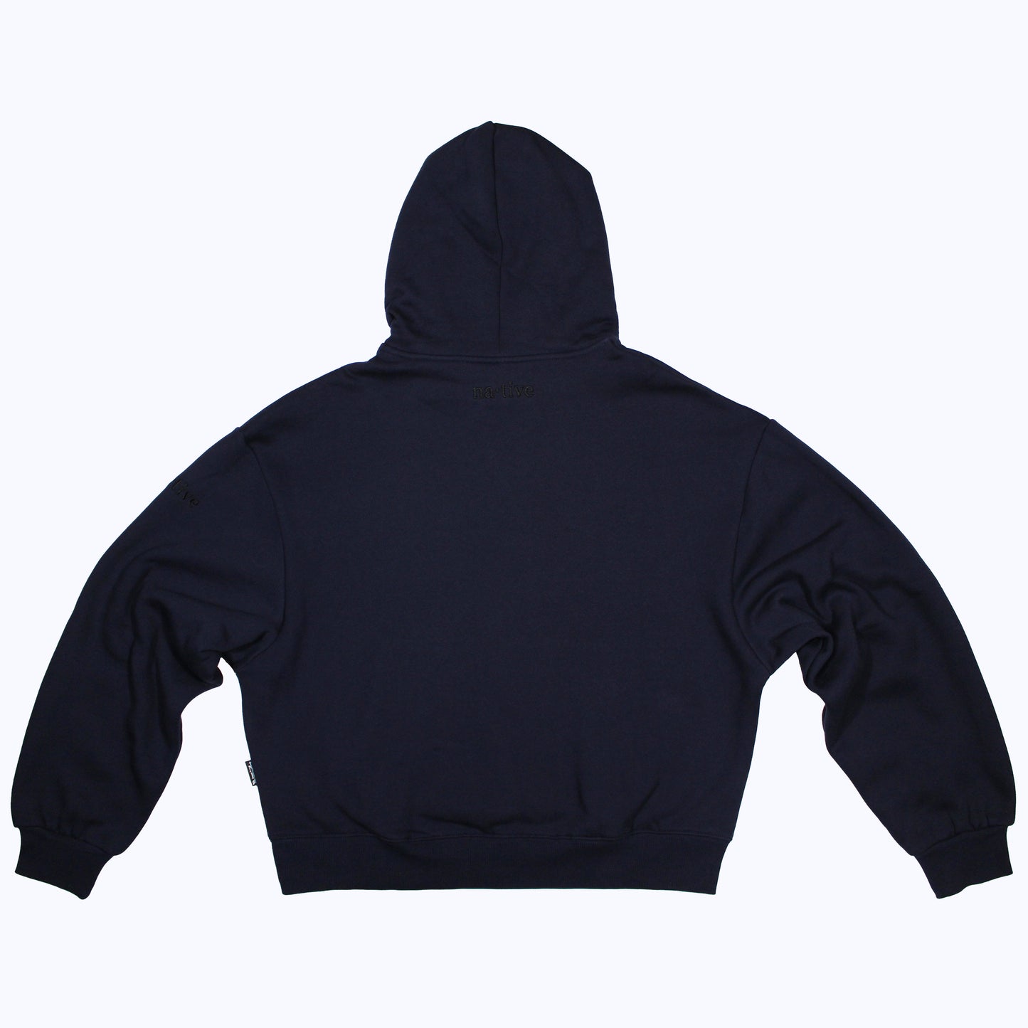 pullover boxy hoodie in navy