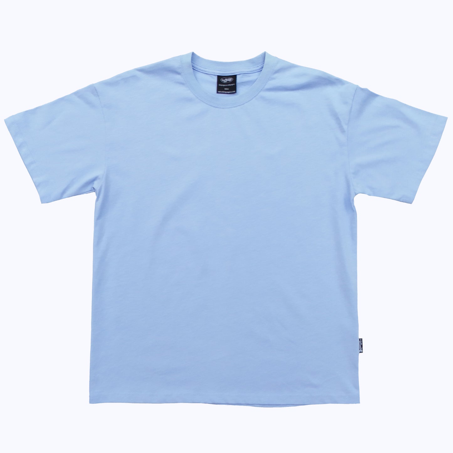 heavyweight blank tee in periwinkle