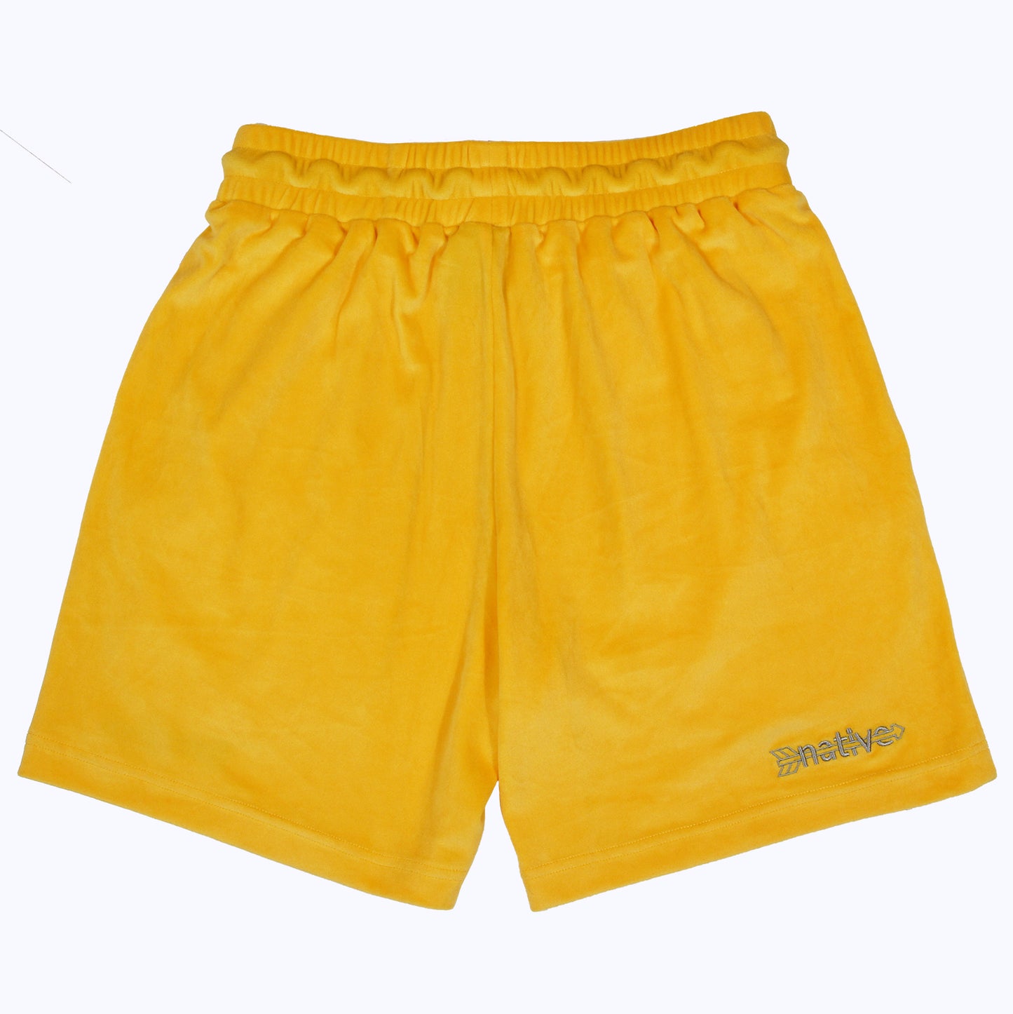 velour shorts in tuscany