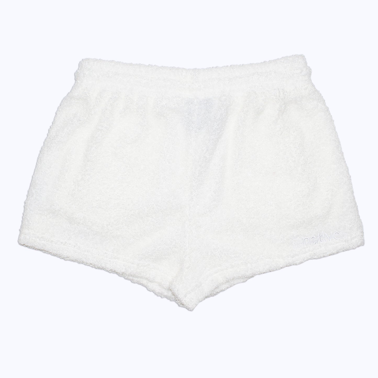 sherpa shorties in whiteout