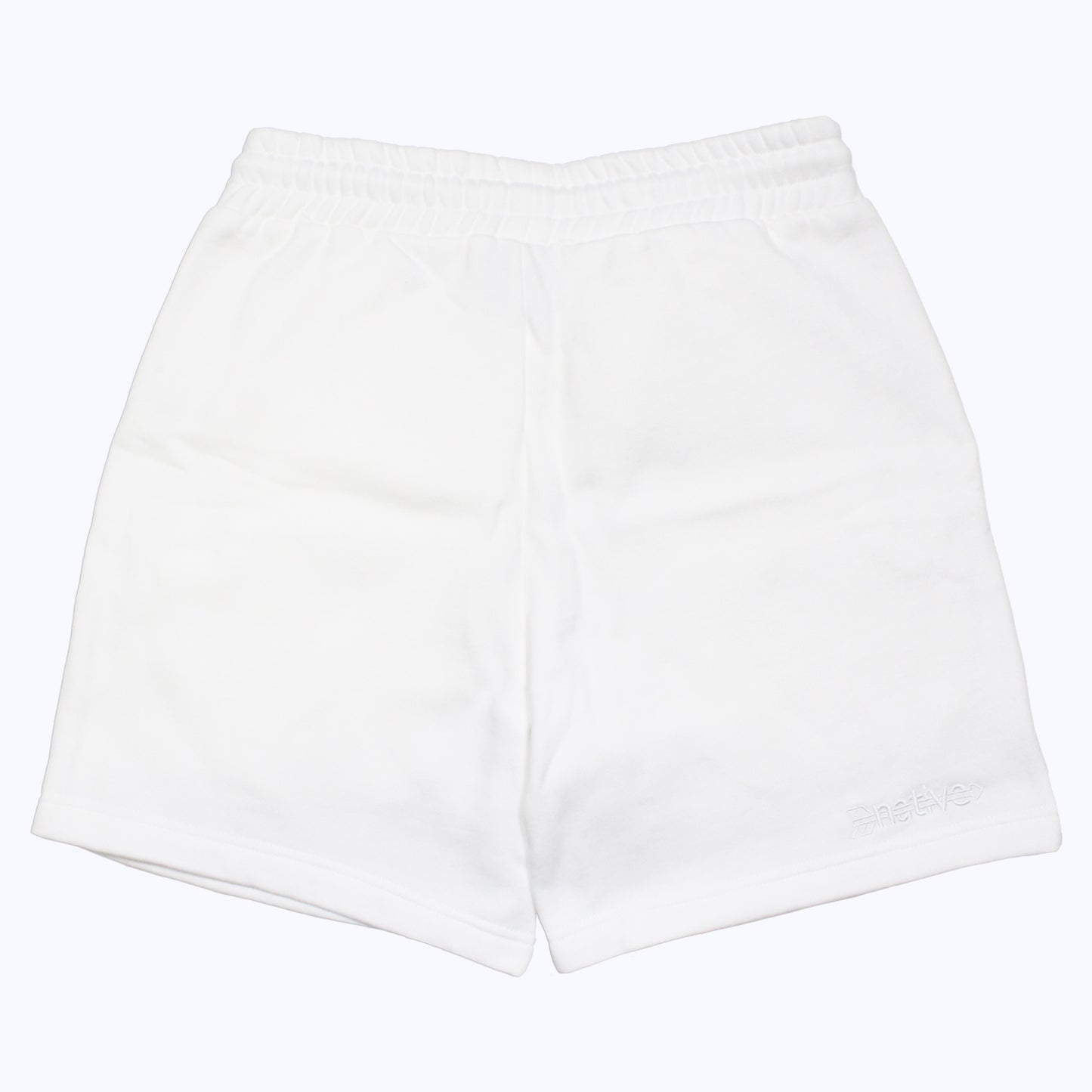sweat shorts in whiteout