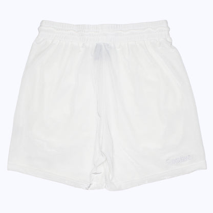 velvet shorts in whiteout