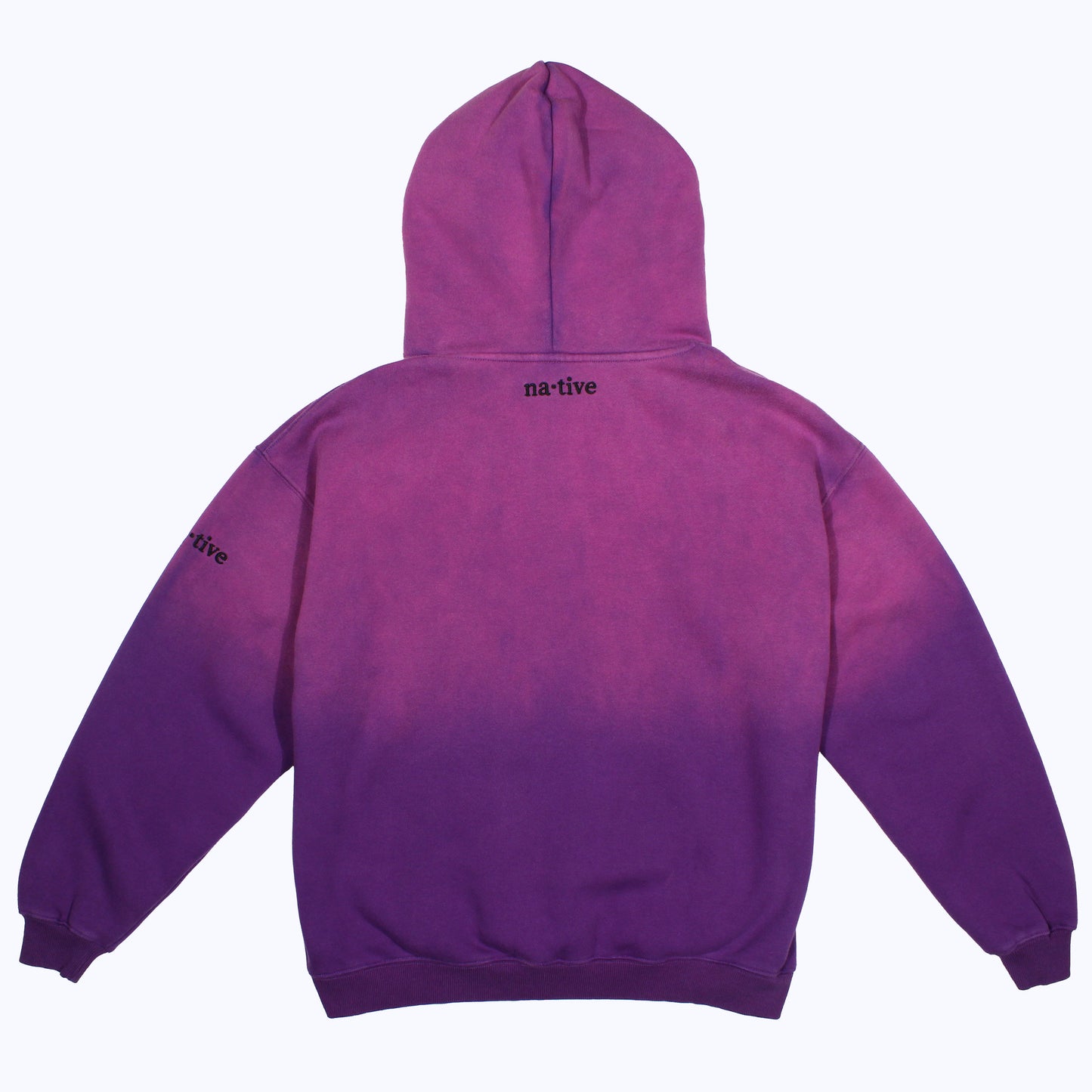 vintage faded hoodie in potion