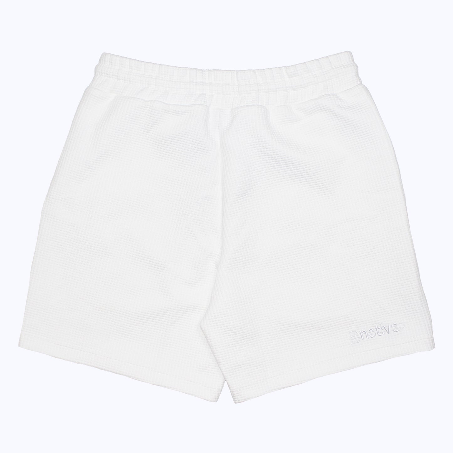 waffle shorts in whiteout