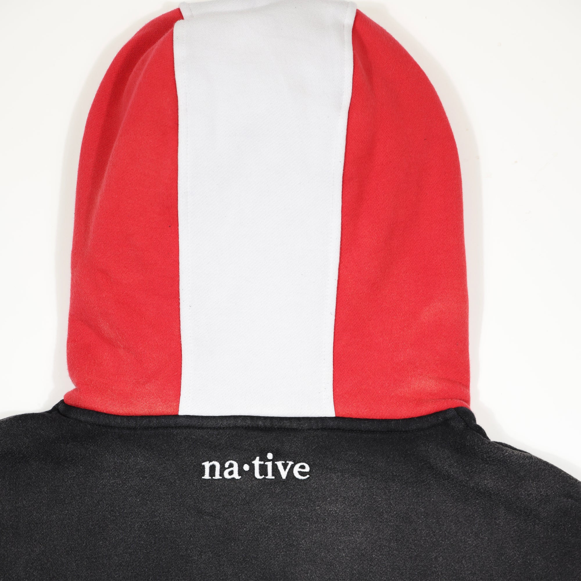 vintage faded player hoodie in black