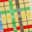 plaid velour shorts in yellow