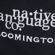 bloomington vintage faded zip-up hoodie in black