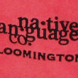 bloomington vintage faded zip-up hoodie in red
