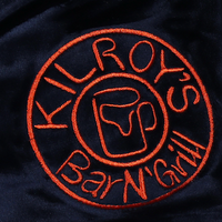 velour shorts in navy/orange with kilroys on kirkwood