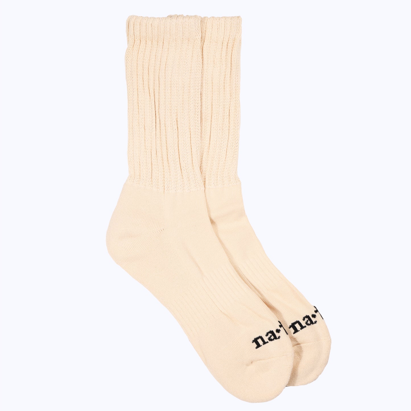 strider socks in cream