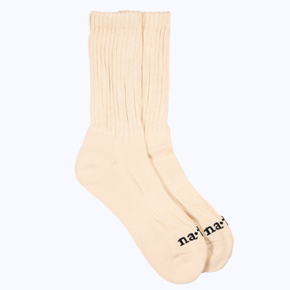 strider socks in cream