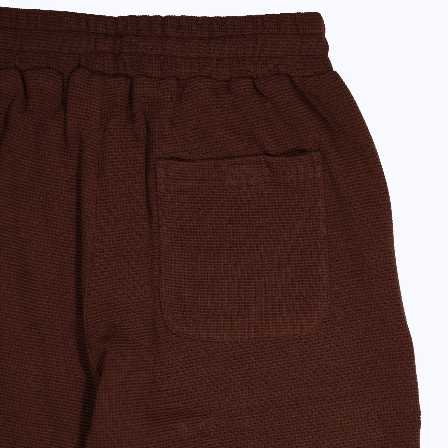 thermal sweatpants in chocolate