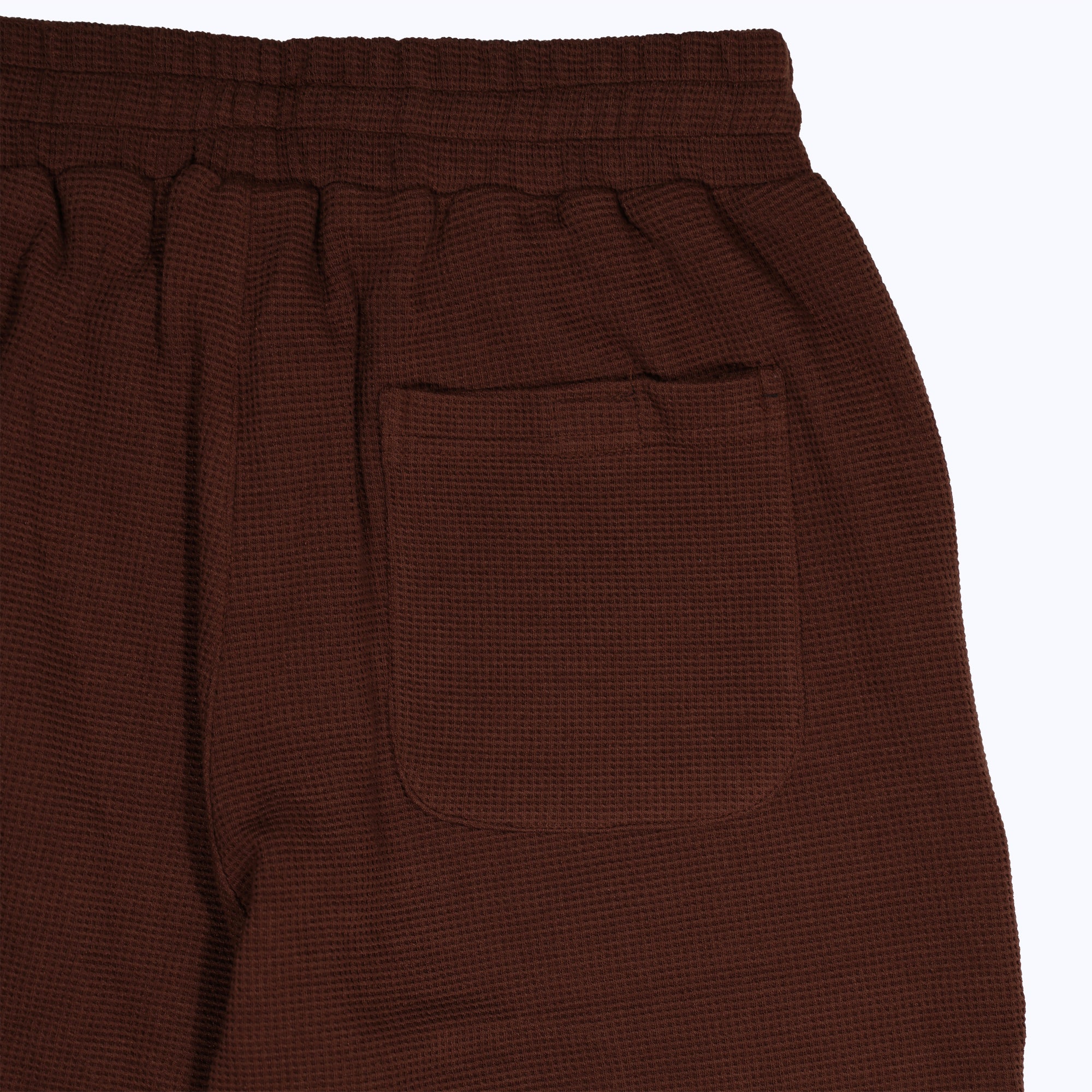 thermal sweatpants in chocolate