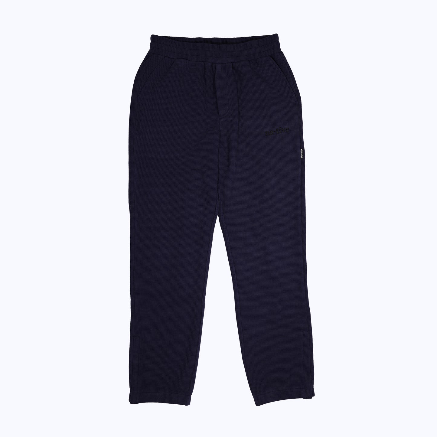 thermal sweatpants in navy