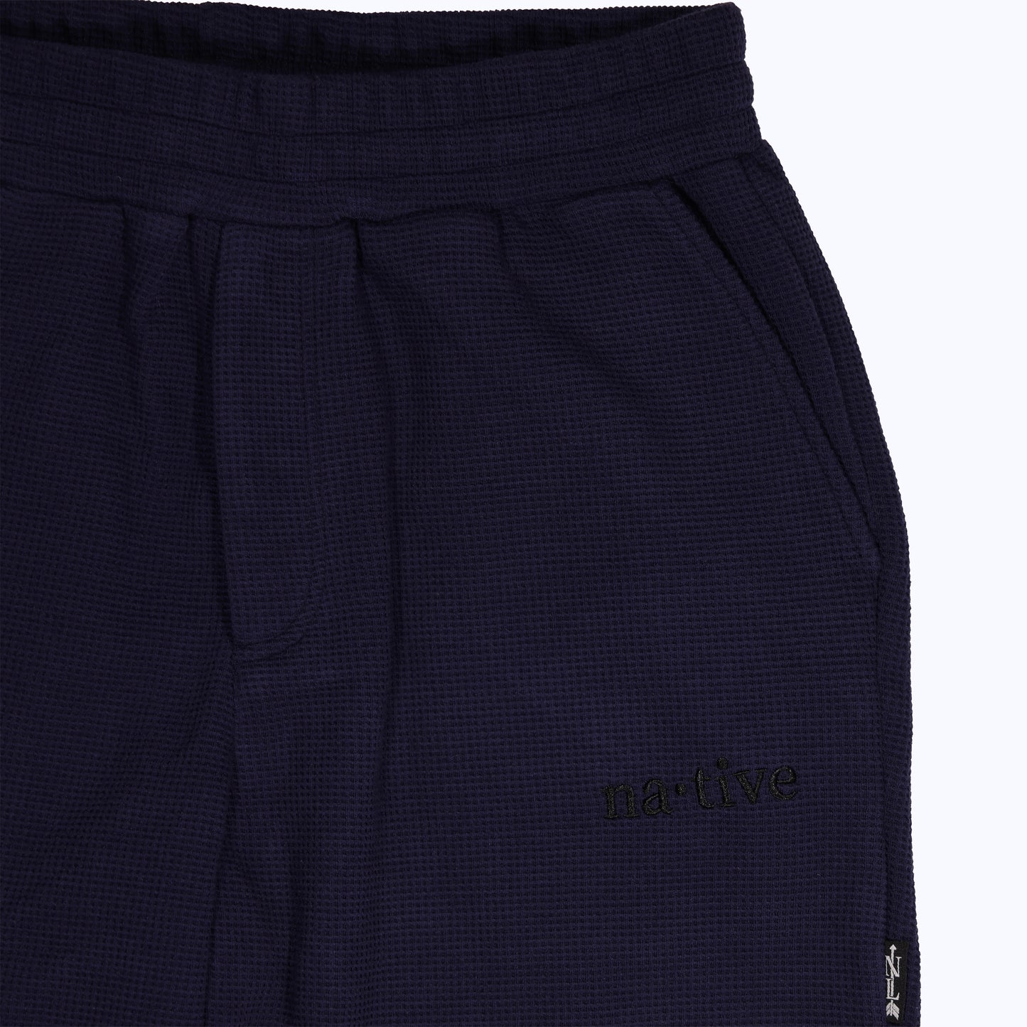 thermal sweatpants in navy