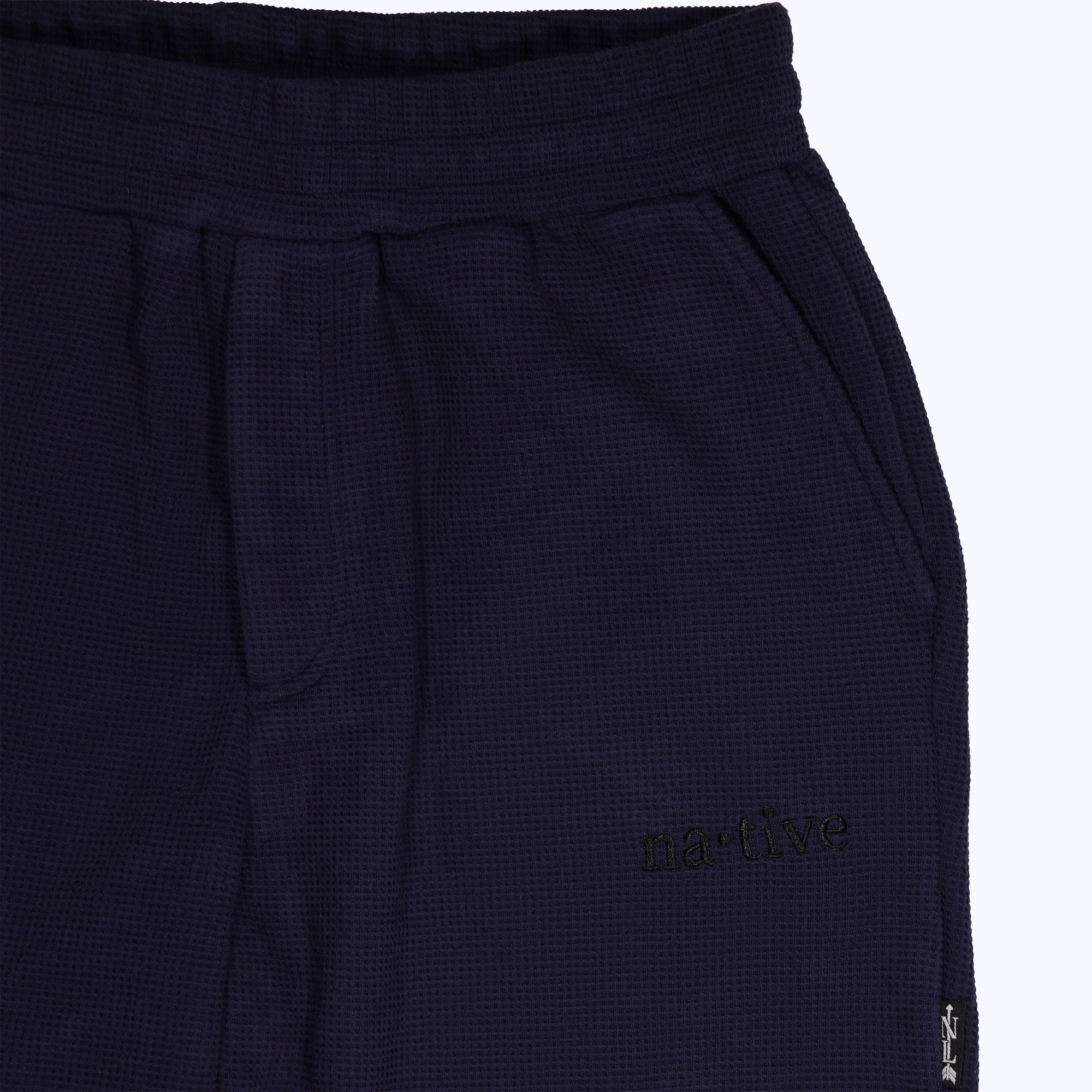 thermal sweatpants in midnight blue