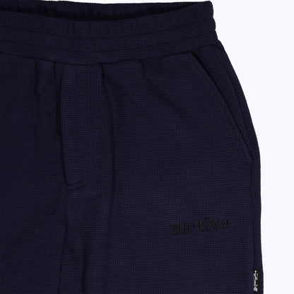 thermal sweatpants in navy