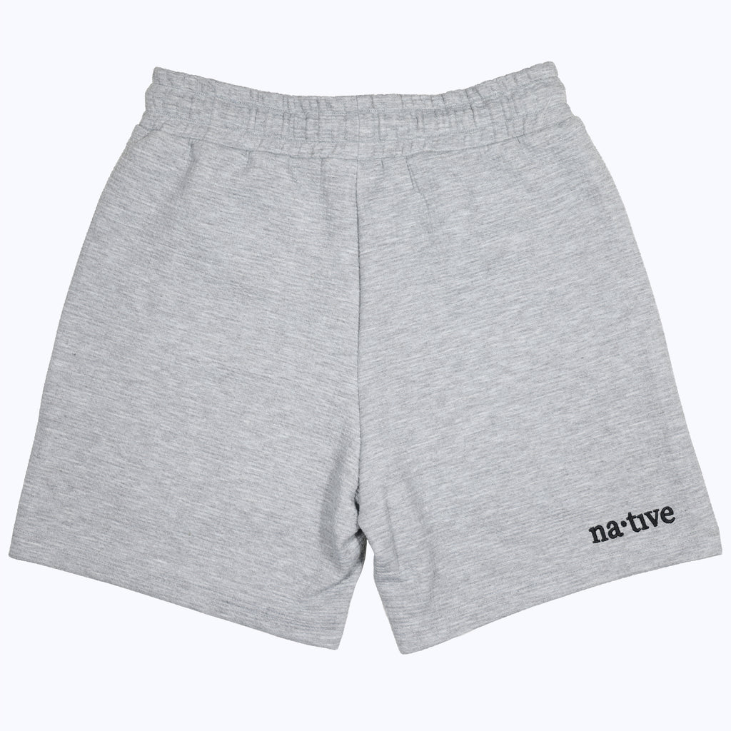 waffle shorts in heather gray