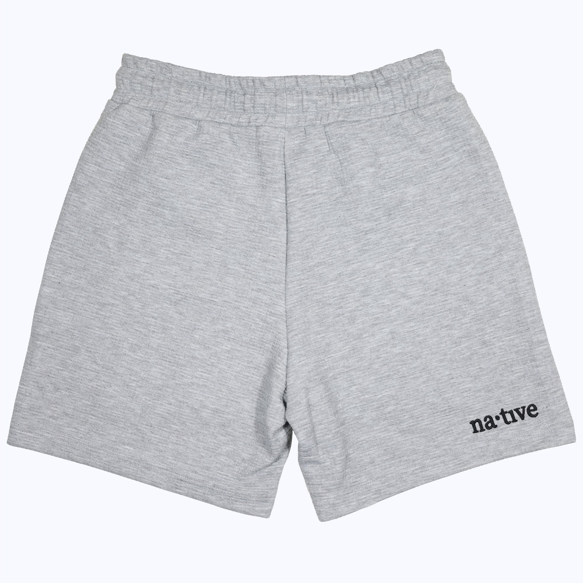 waffle shorts in heather gray