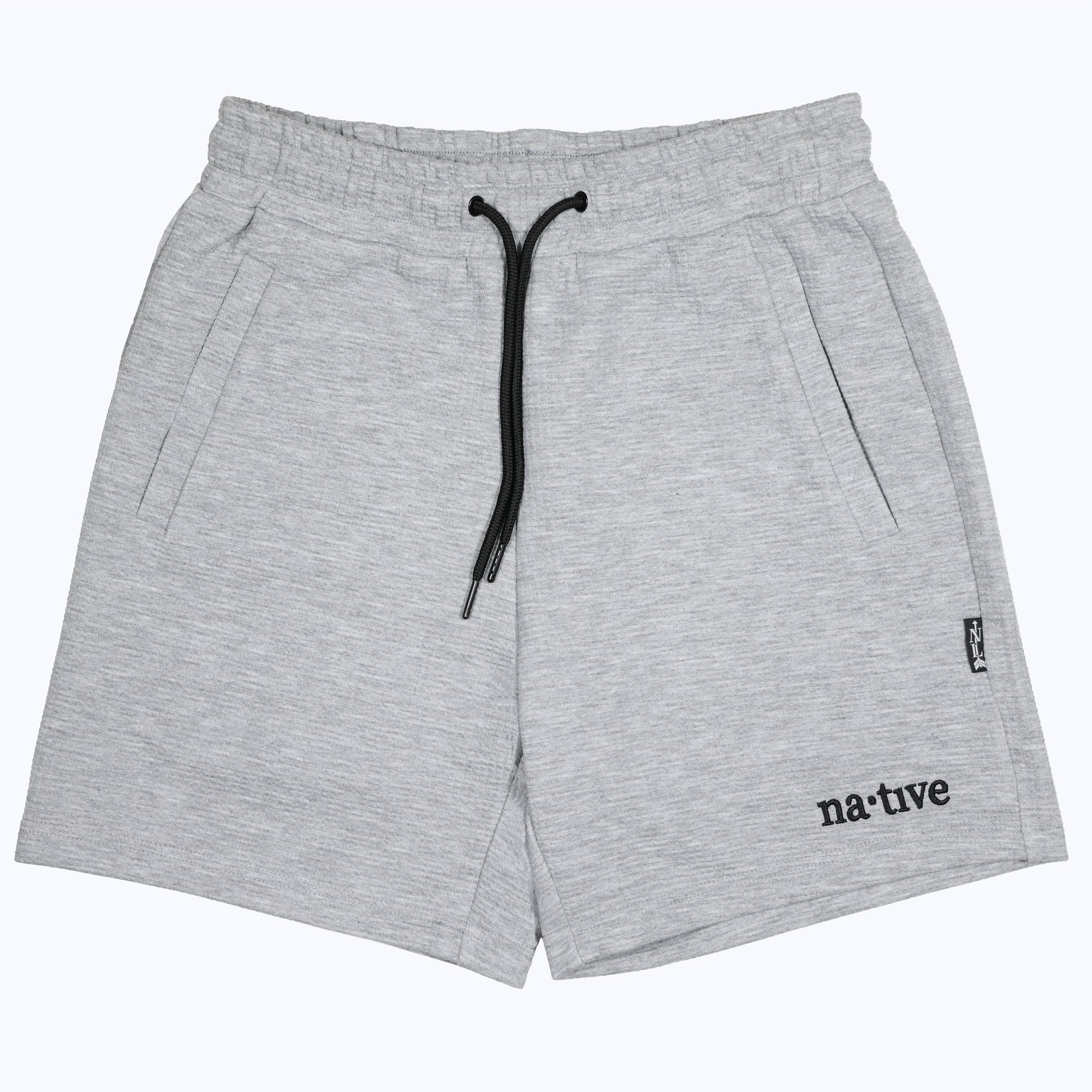 waffle shorts in heather gray