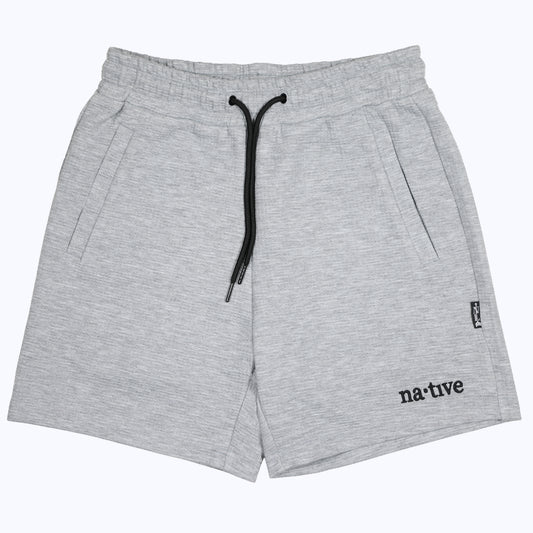 waffle shorts in heather gray