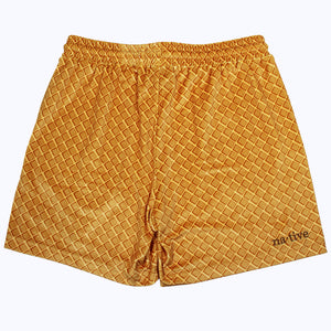 roszko’s chicken & w’s velour shorts in belgian waffle (men's)