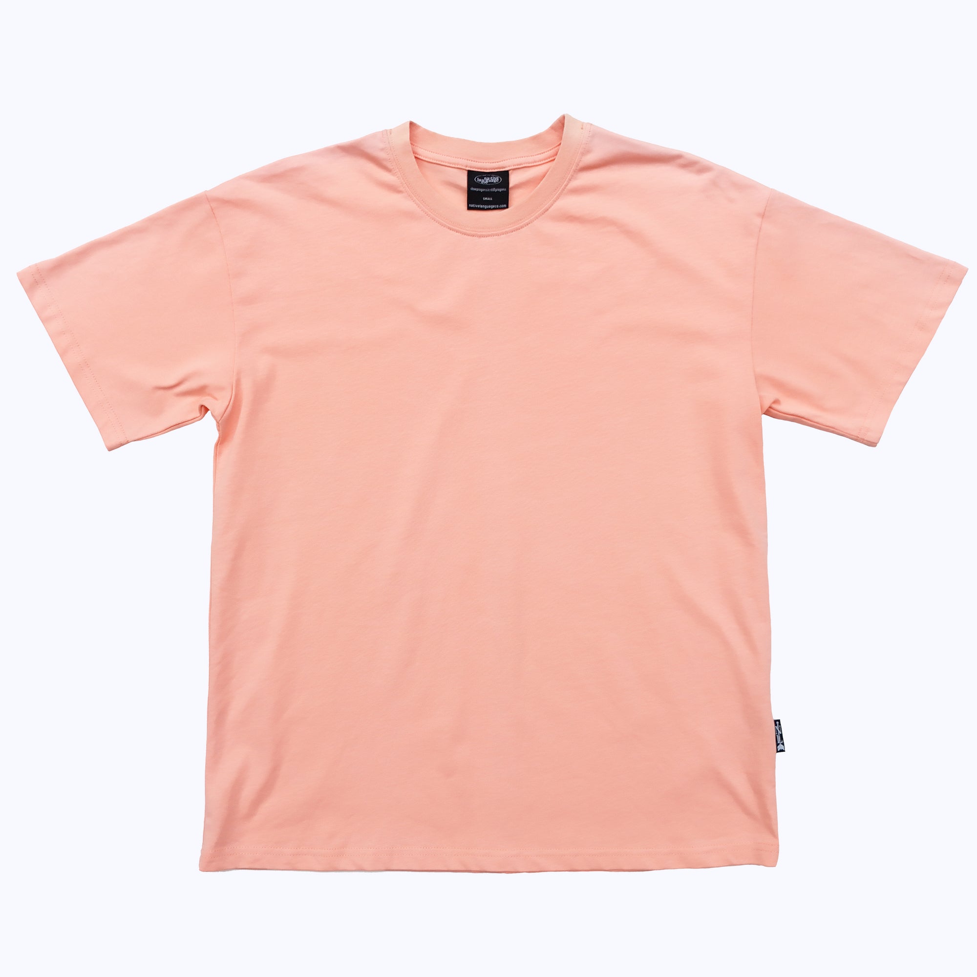 heavyweight blank tee in daylight