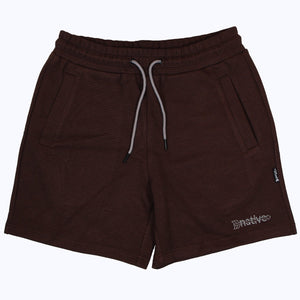 waffle shorts in espresso