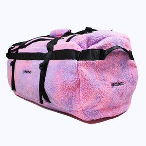 camo sherpa duffel bag backpack in lucid dreams