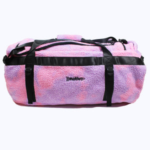 camo sherpa duffel bag backpack in lucid dreams