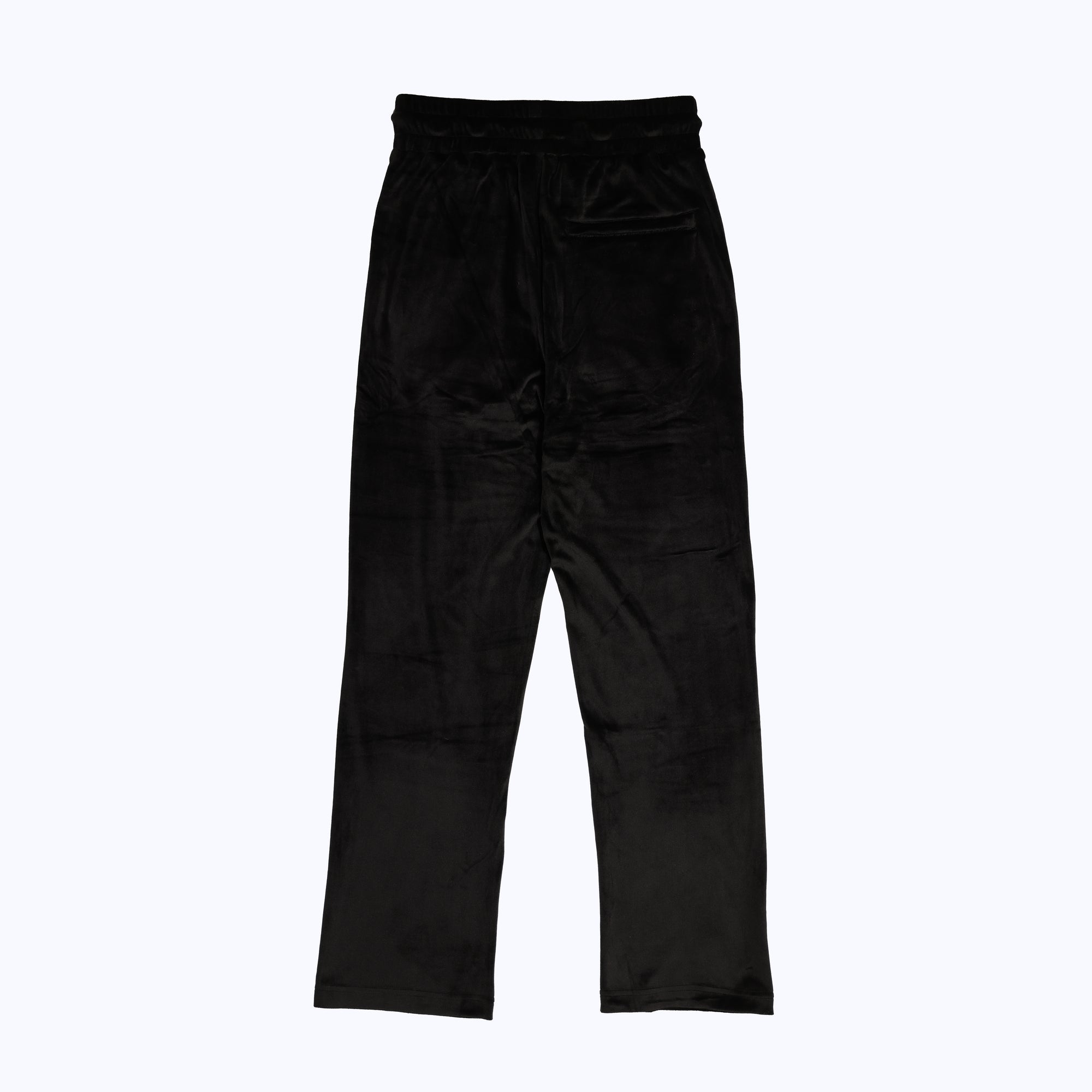 velour sweatpants in blackout