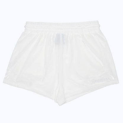 velvet shorties in whiteout