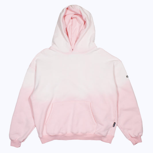 vintage faded hoodie in light pink