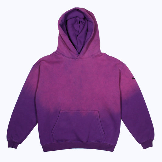 vintage faded hoodie in potion