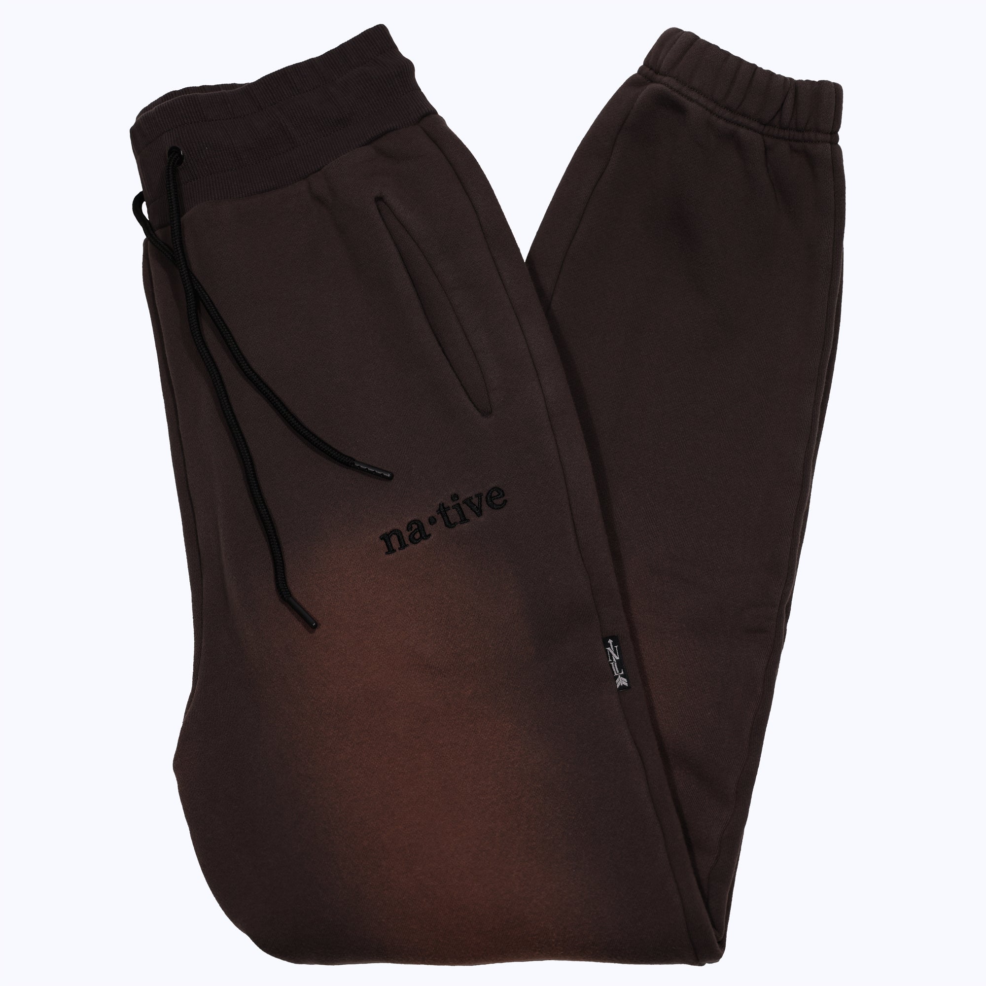 vintage faded sweatpants in charcoal