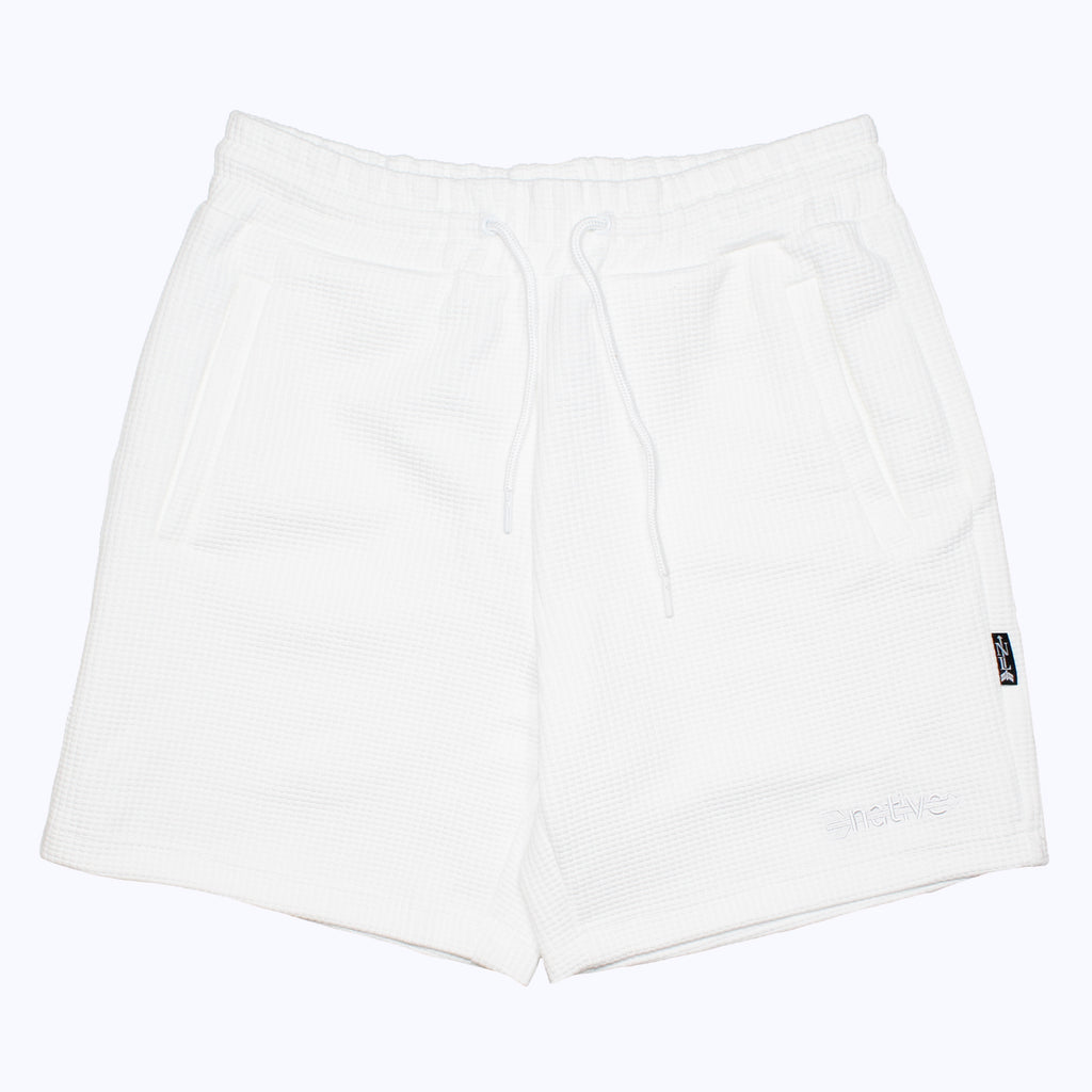 waffle shorts in whiteout