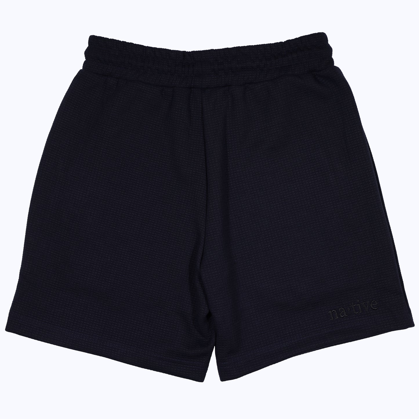 waffle shorts in midnight blue