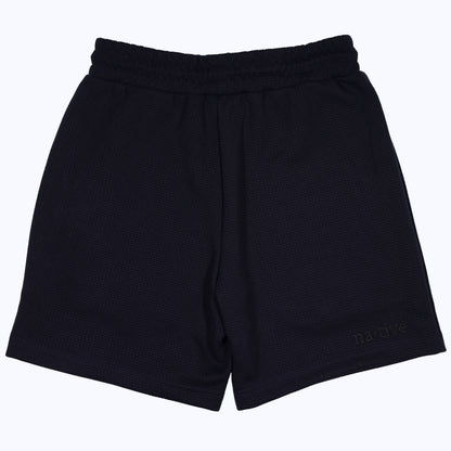 waffle shorts in midnight blue