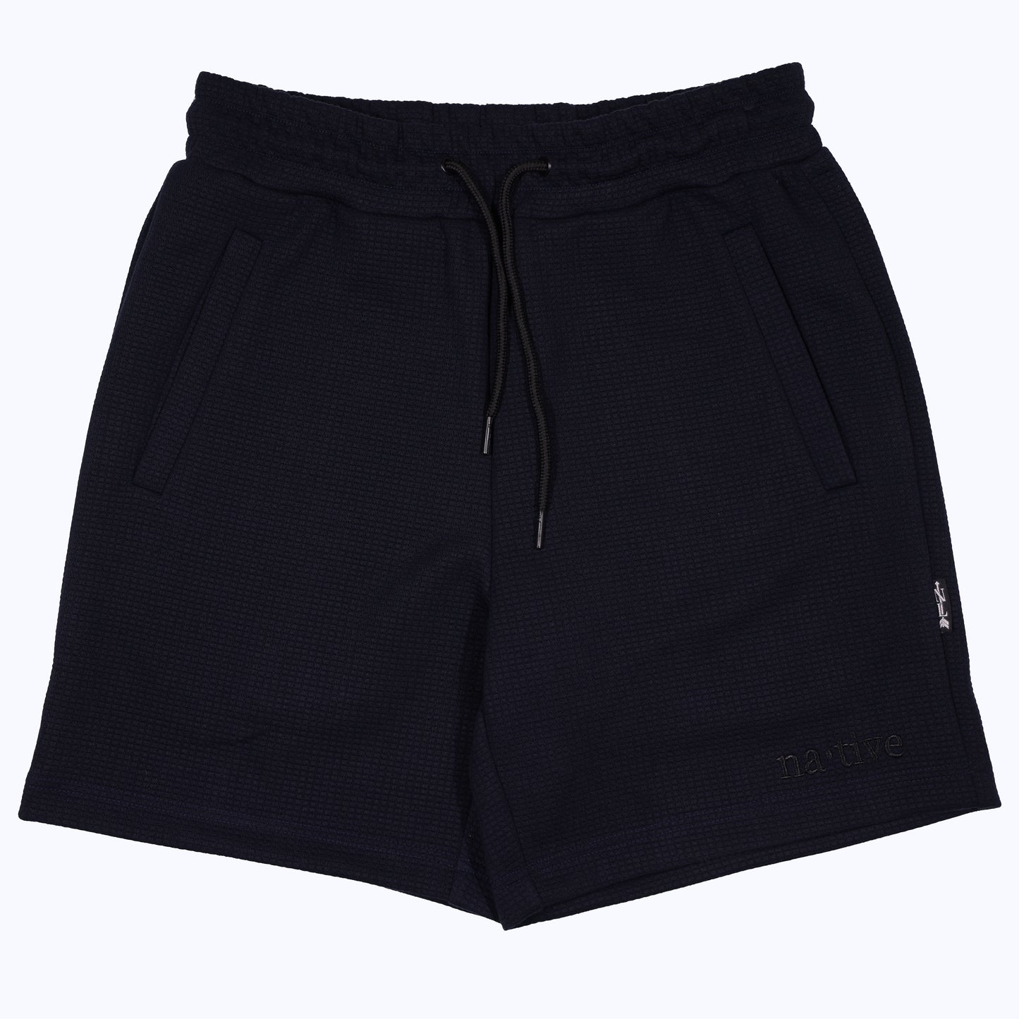 waffle shorts in midnight blue