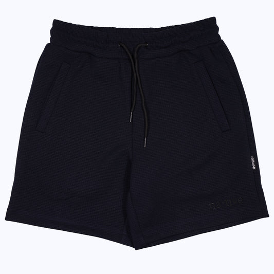waffle shorts in midnight blue