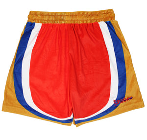 arsenal velour shorts in home