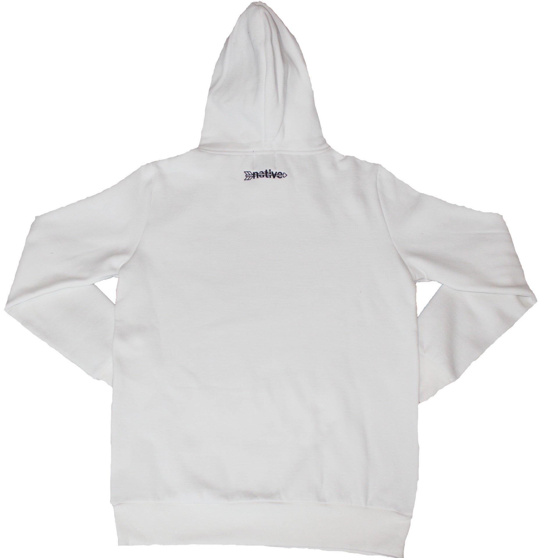 box hoodie in white/black