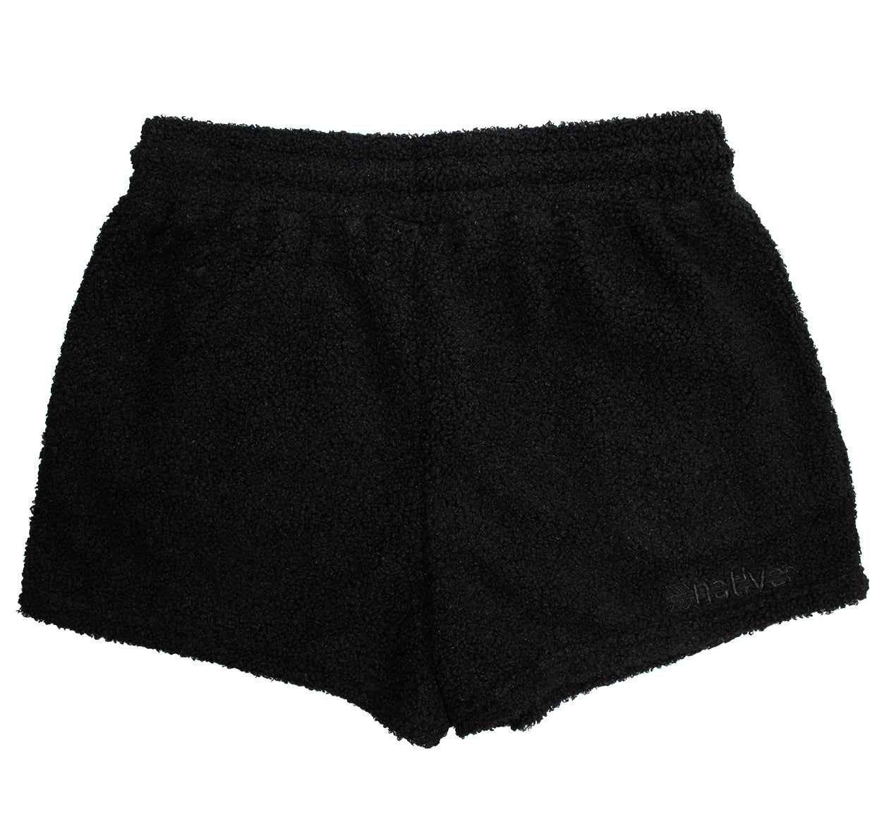 sherpa shorties in blackout