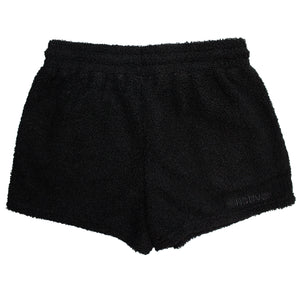 sherpa shorties in blackout