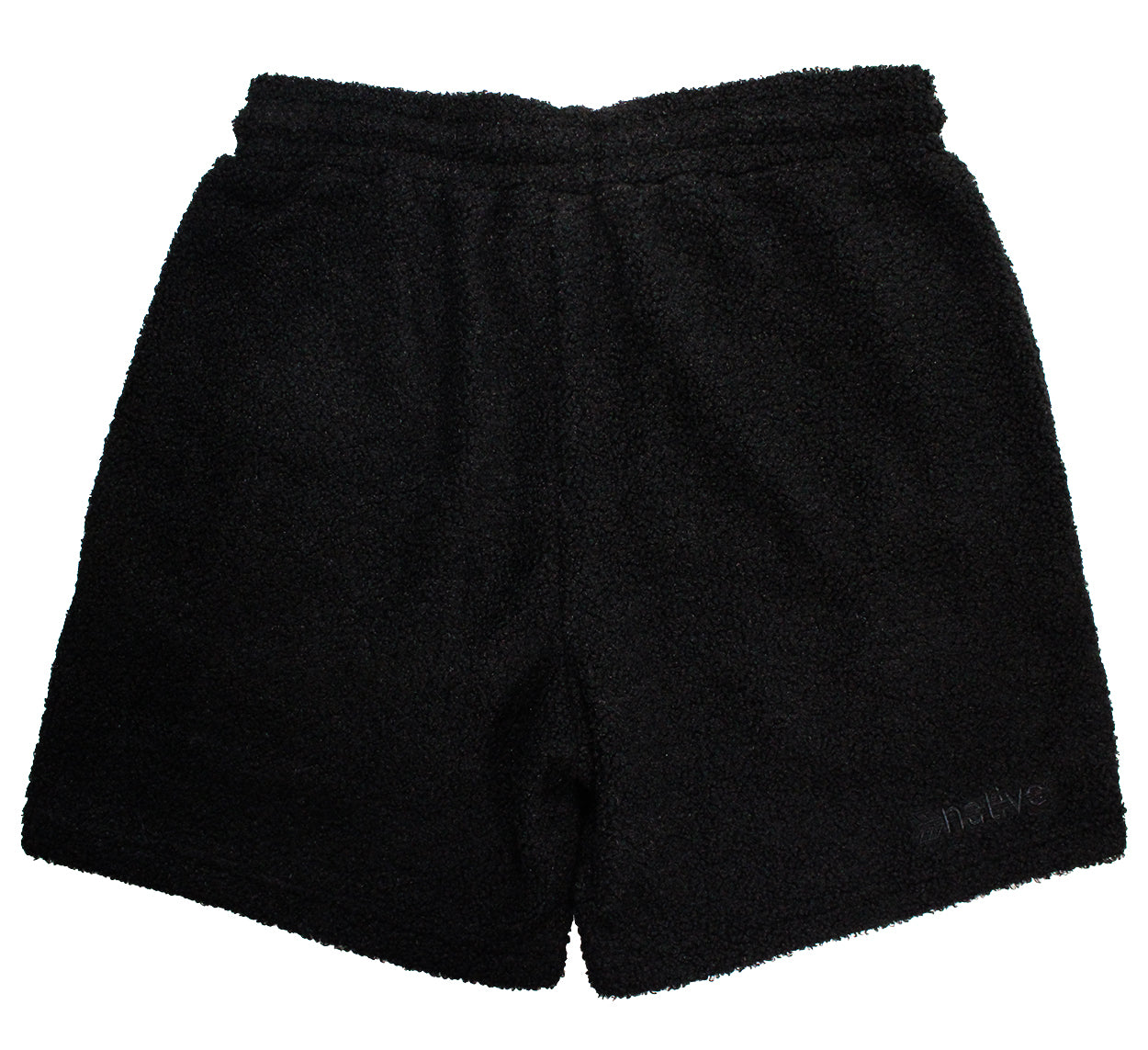 sherpa shorts in blackout