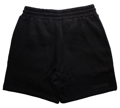 sweat shorts in blackout