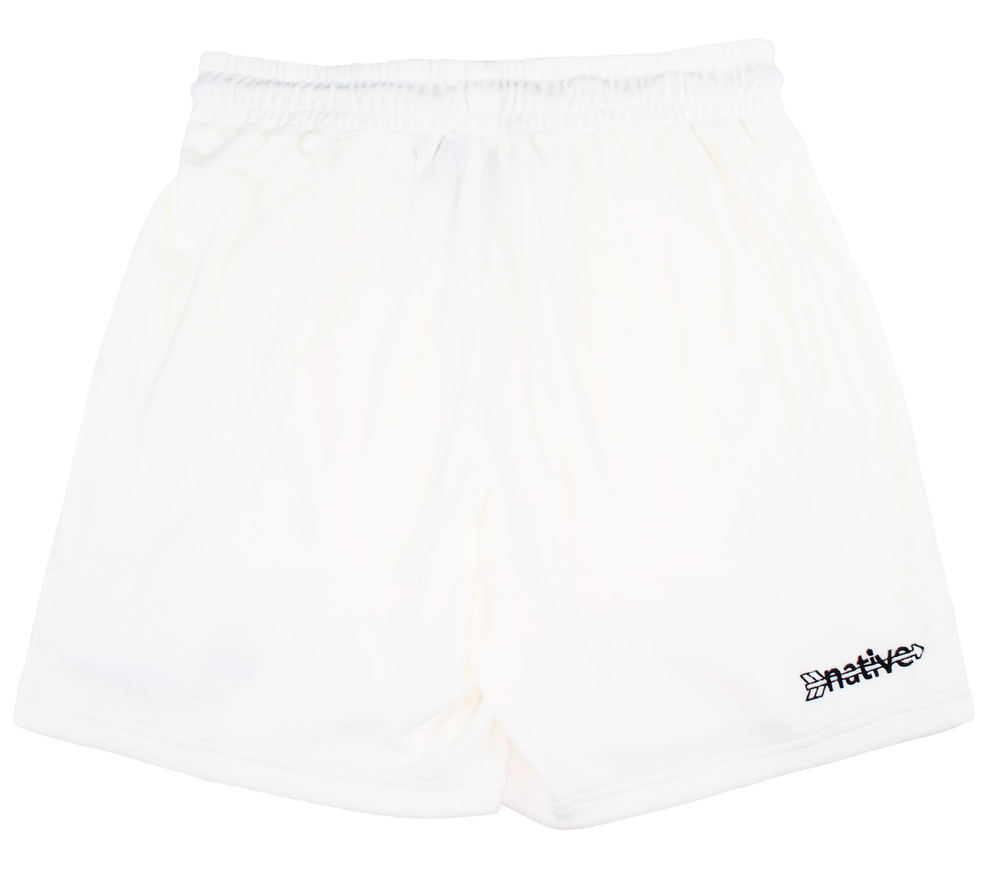 velour shorts in cocaine