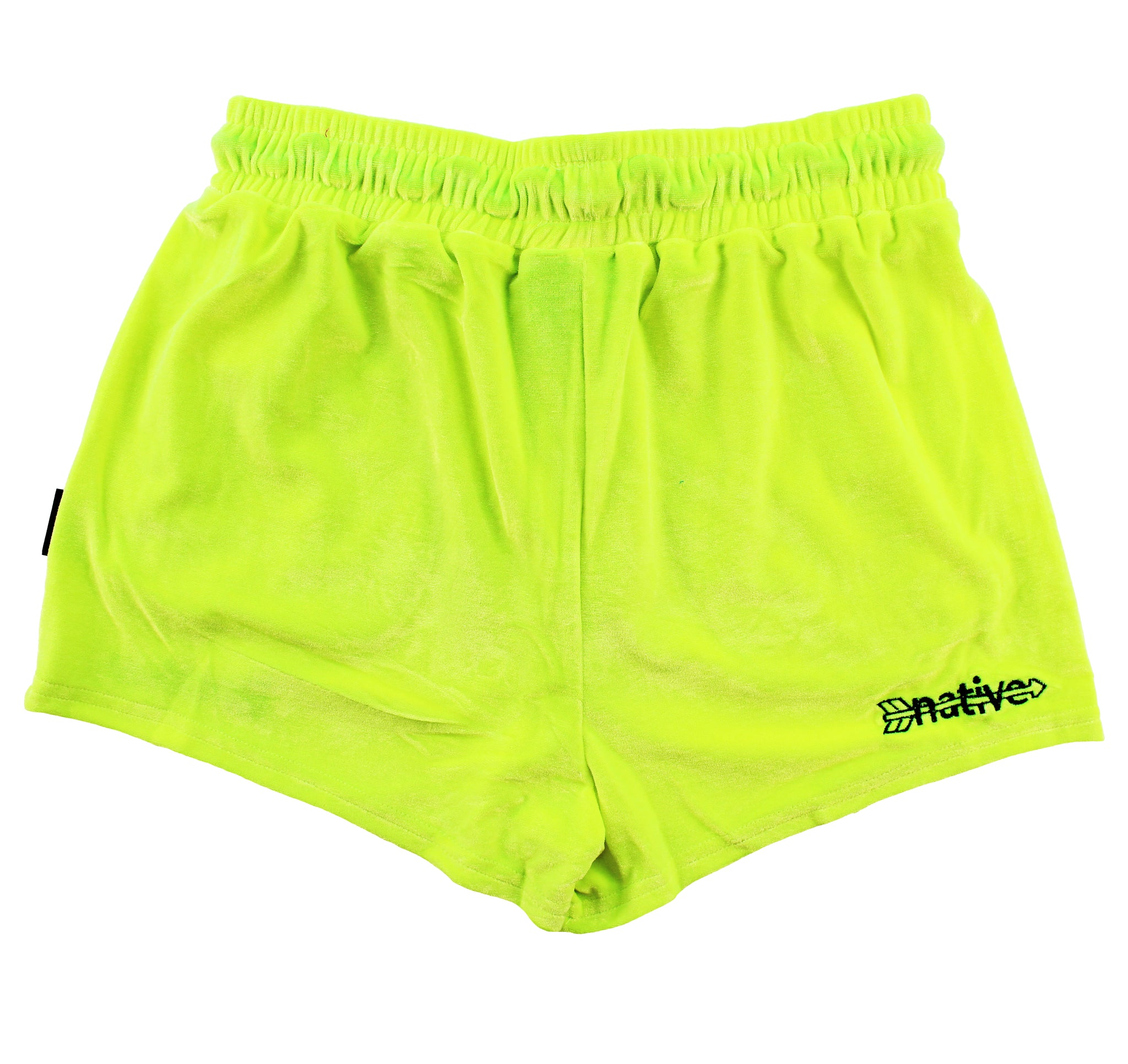 velvet shorties in volt