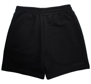 waffle shorts in blackout