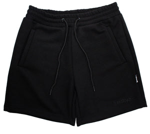 waffle shorts in blackout